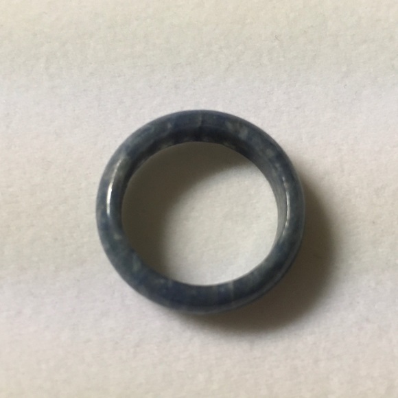 Blue Aventurine Natural Gemstone Ring - Size 8 - Picture 4 of 6